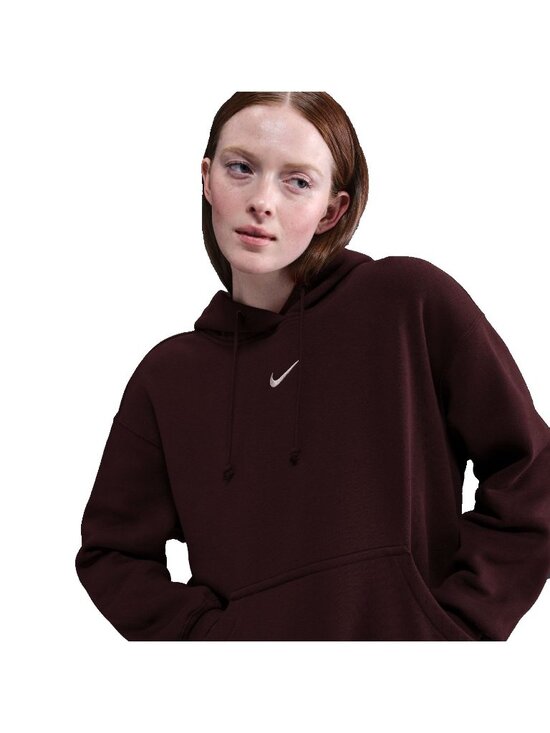 Nike Sweaters - Nike Phoenix Oversized Womens Pullover Hoodie Size Small Burgandy DQ5860-652